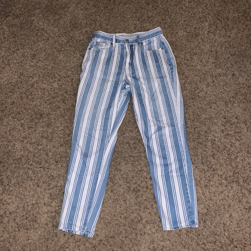 Size 0 American Eagle Striped Jeans
